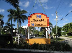 Memorial Hospital Monument