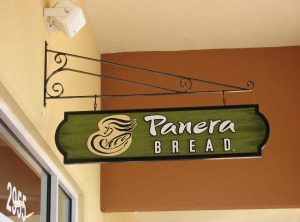 Panera Bread Hanging Sign