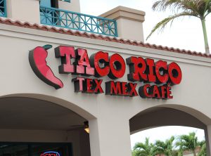 Taco Rico Channel Letters