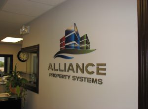 Alliance Wall Lettering