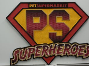 Pet Supermarket Sandblasted Sign